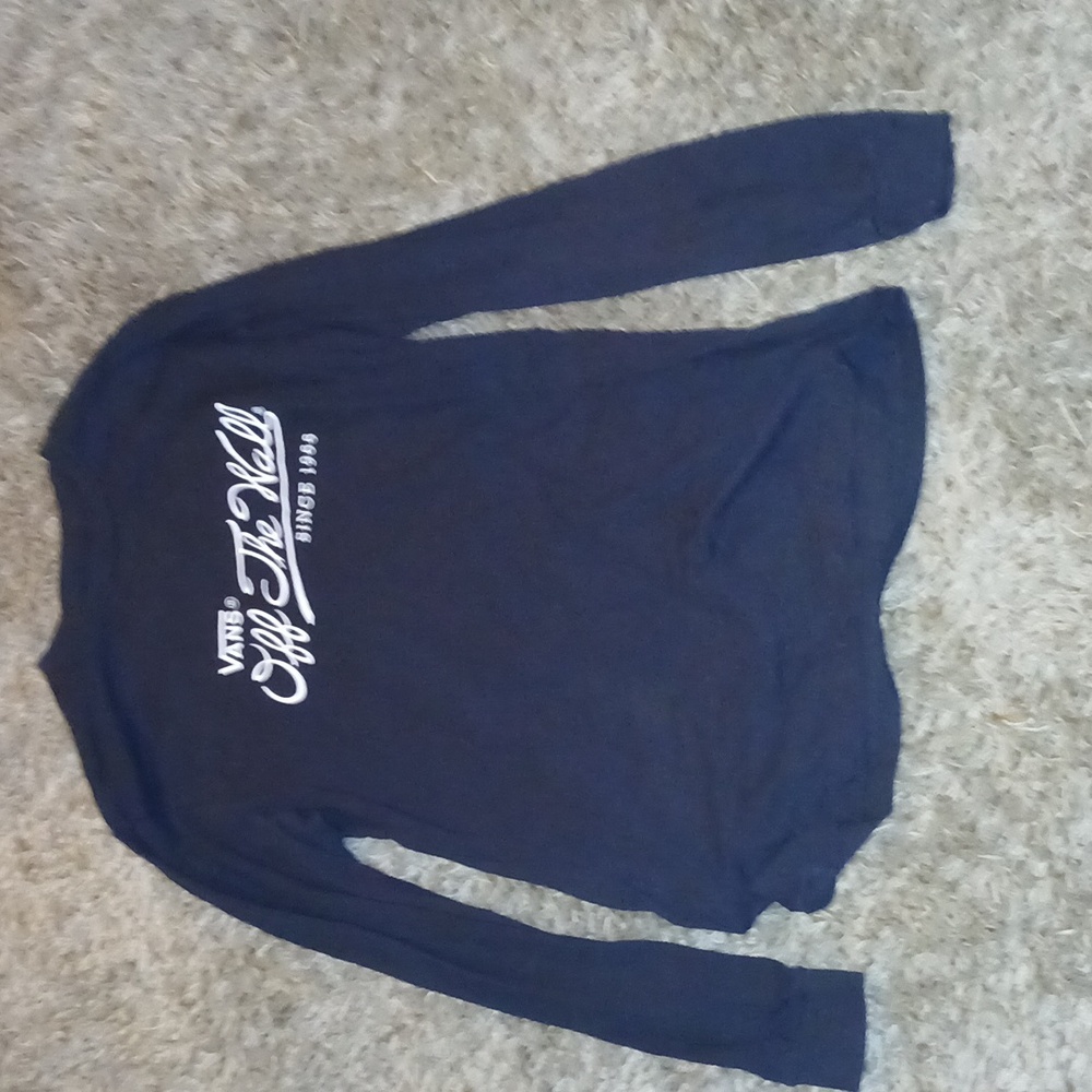 Vans Black Long Sleeve Shirt - Picture 2 of 4
